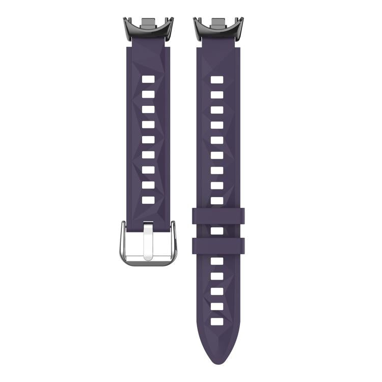 For Xiaomi Smart Band 10 / 9 / 8 xDfind Diamond Texture 3D Silicone Watch Band