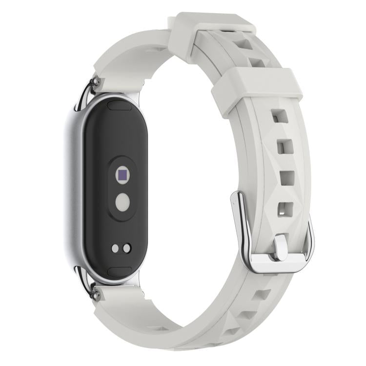 For Xiaomi Smart Band 10 / 9 / 8 xDfind Diamond Texture 3D Silicone Watch Band