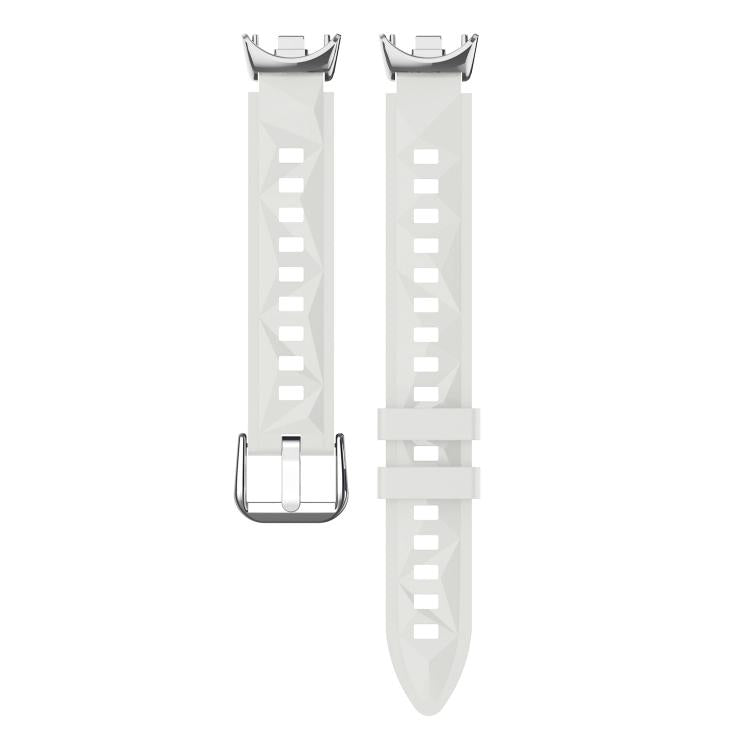 For Xiaomi Smart Band 10 / 9 / 8 xDfind Diamond Texture 3D Silicone Watch Band