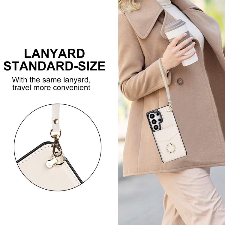 For Samsung Galaxy S26 Ultra 5G Ring Holder RFID Card Slot Phone Case
