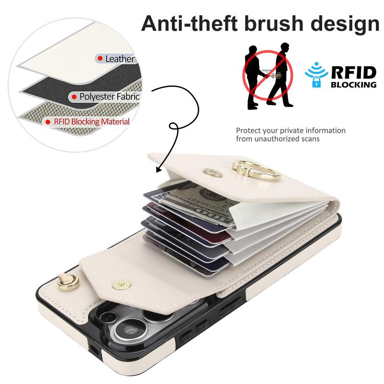 For Samsung Galaxy S26 Ultra 5G Ring Holder RFID Card Slot Phone Case