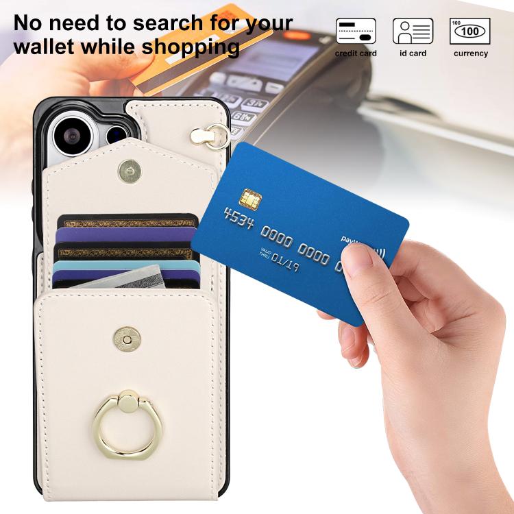 For Samsung Galaxy S26 Ultra 5G Ring Holder RFID Card Slot Phone Case