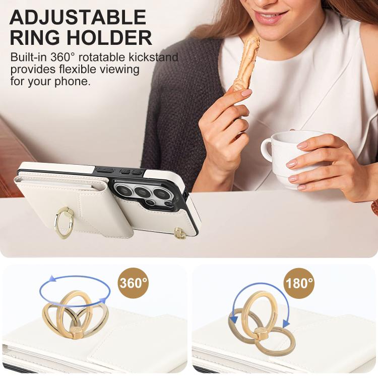 For Samsung Galaxy S26 Ultra 5G Ring Holder RFID Card Slot Phone Case