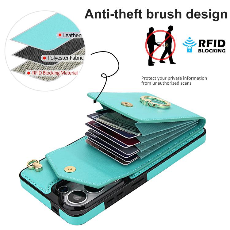 For Samsung Galaxy S26 Ultra 5G Ring Holder RFID Card Slot Phone Case