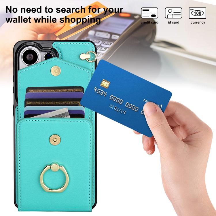 For Samsung Galaxy S26 Ultra 5G Ring Holder RFID Card Slot Phone Case