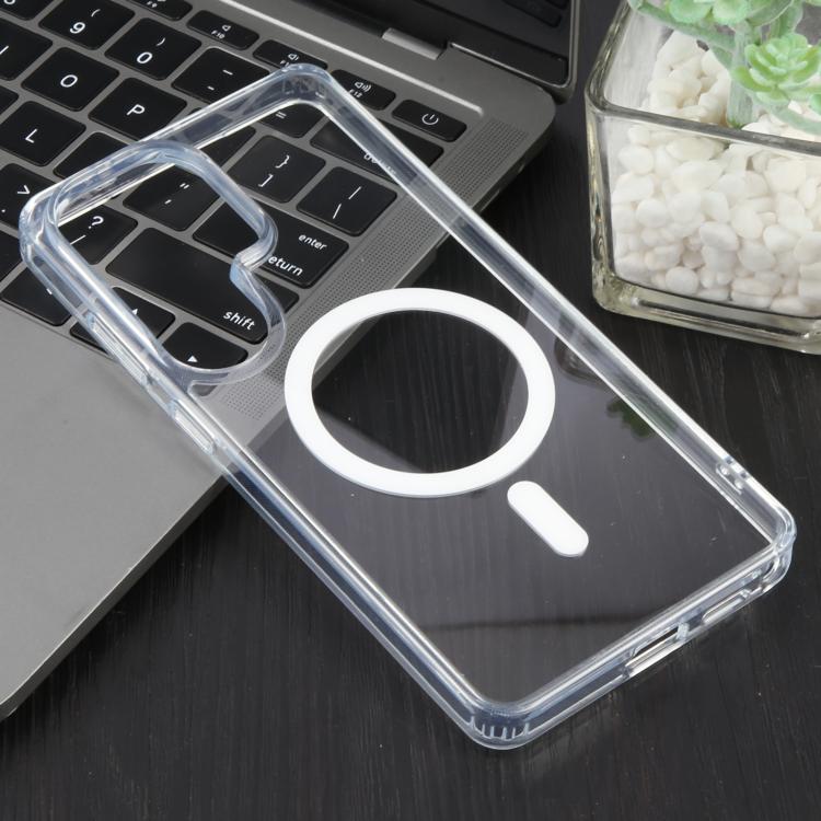 For Samsung Galaxy S26 Ultra 5G Mutural Ice Series MagSafe Magnetic TPU Phone Case - Transparent
