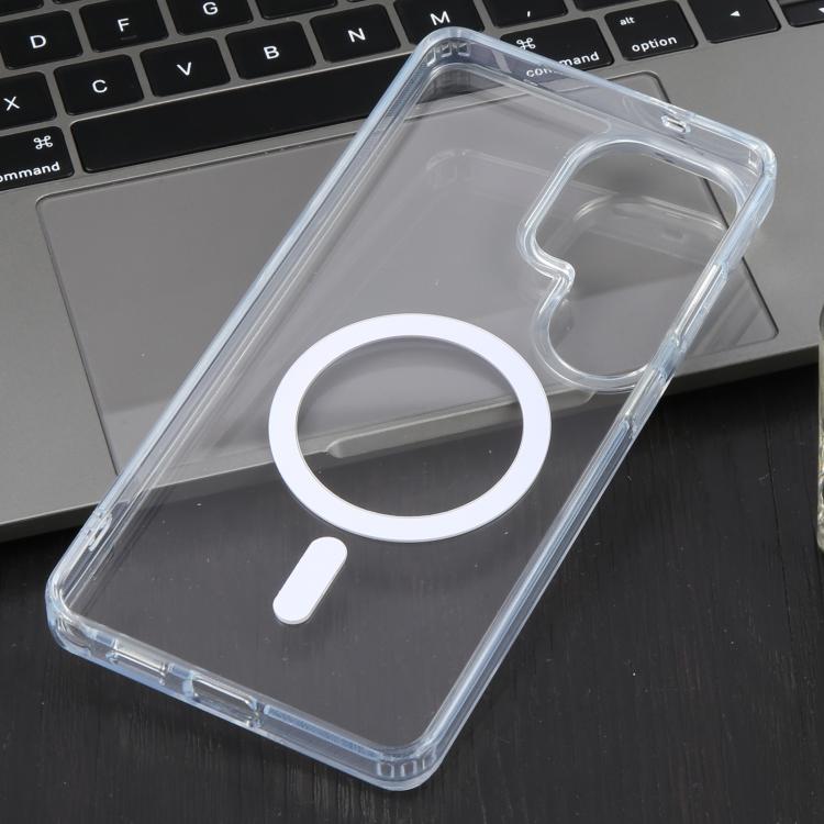 For Samsung Galaxy S26 Ultra 5G Mutural Ice Series MagSafe Magnetic TPU Phone Case - Transparent