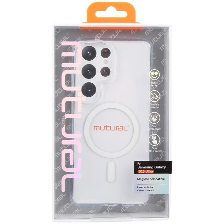 For Samsung Galaxy S26 Ultra 5G Mutural Ice Series MagSafe Magnetic TPU Phone Case - Transparent