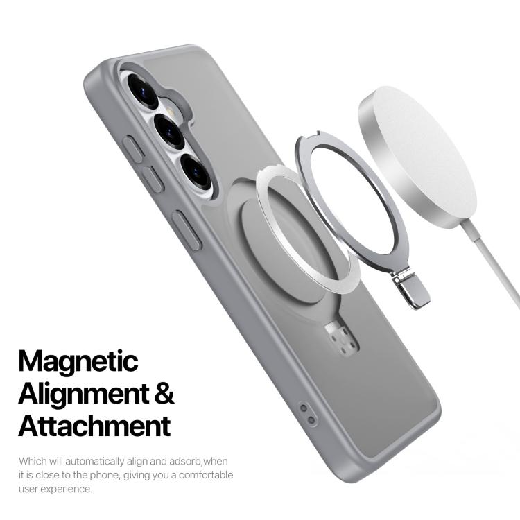 For Samsung Galaxy S26+ 5G DUX DUCIS Yind Series MagSafe TPU Hybrid PC Phone Case with Stand