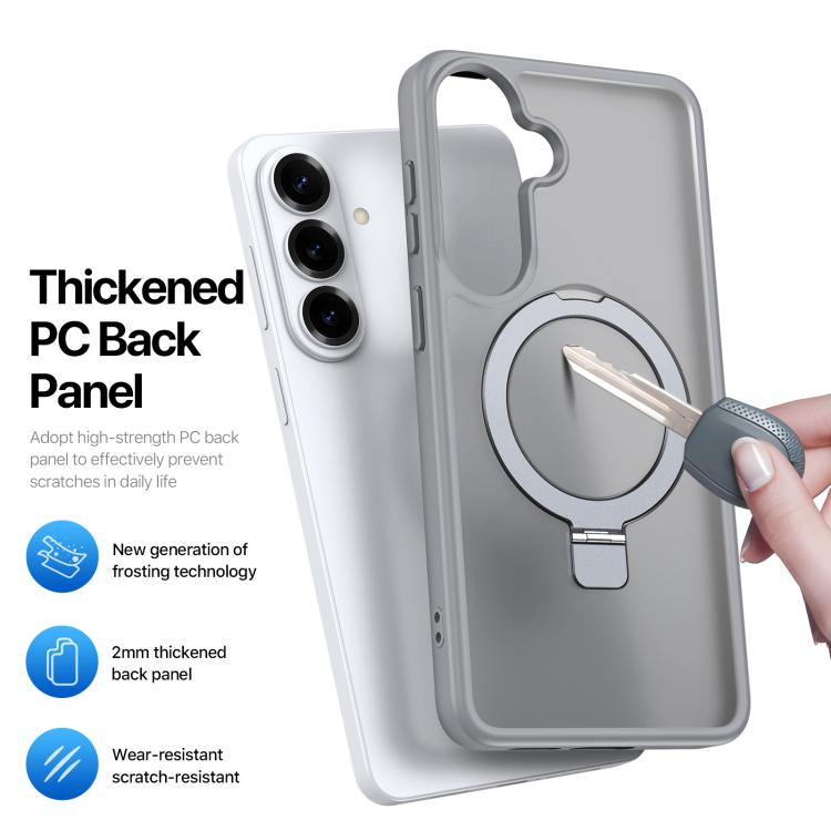 For Samsung Galaxy S26+ 5G DUX DUCIS Yind Series MagSafe TPU Hybrid PC Phone Case with Stand