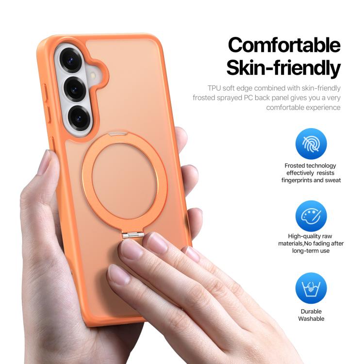 For Samsung Galaxy S26+ 5G DUX DUCIS Yind Series MagSafe TPU Hybrid PC Phone Case with Stand