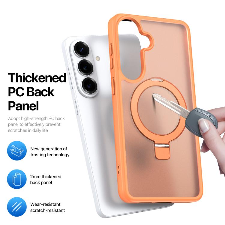 For Samsung Galaxy S26+ 5G DUX DUCIS Yind Series MagSafe TPU Hybrid PC Phone Case with Stand