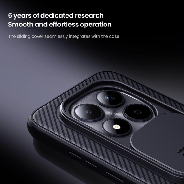 For Redmi Note 15 Pro 5G Global 163.6mm NILLKIN CamShield Pro PC Phone Case - Black