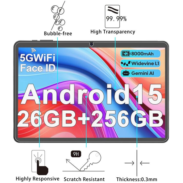 For Suicoey P30 10.1 9H 0.3mm Explosion-proof Tempered Glass Film