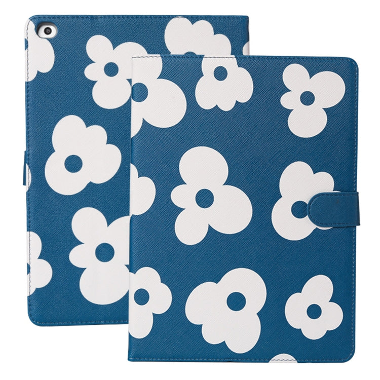 For iPad Pro 11 inch (2020) Flower Pattern Horizontal Flip Leather Tablet Case with Holder & Sleep / Wake-up Function