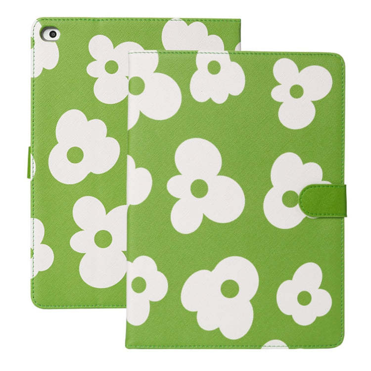 For iPad Pro 11 inch (2020) Flower Pattern Horizontal Flip Leather Tablet Case with Holder & Sleep / Wake-up Function