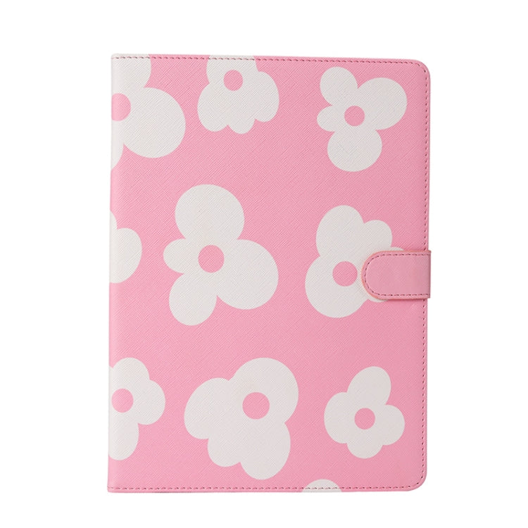 Flower Pattern Horizontal Flip Leather Case with Holder & Sleep / Wake-up Function For iPad Pro 11 inch (2018)