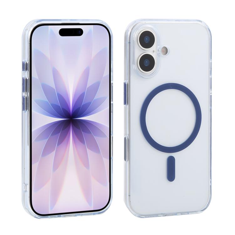 For iPhone 17 XDcase Frosted Transparent Magnetic Shockproof Phone Case