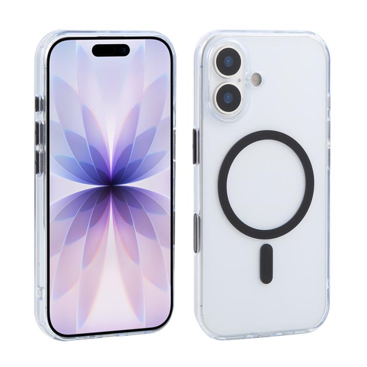 For iPhone 17 XDcase Frosted Transparent Magnetic Shockproof Phone Case