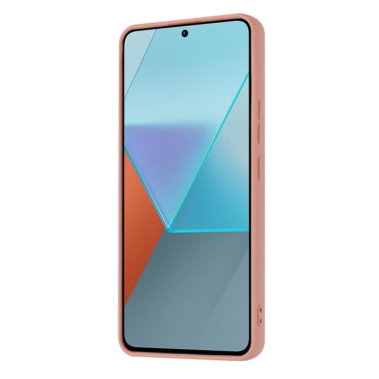 For Redmi Note 13 Pro 4G Global Litchi Pattern Magnetic Card Bag Holder Phone Case