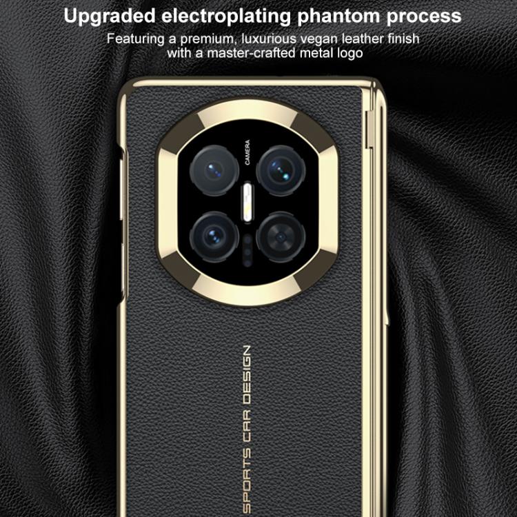 For Huawei Mate X7 GKK Dual Center Magnetic Phantom Leather Side Cover Phone Case
