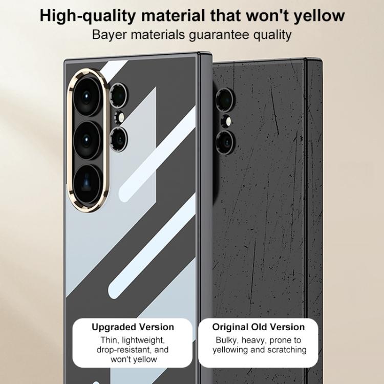 For Samsung Galaxy S26 Ultra 5G GKK Plating Transparent TPU Phone Case