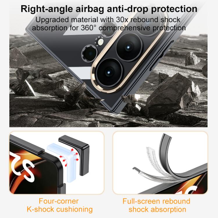 For Samsung Galaxy S26 Ultra 5G GKK Plating Transparent TPU Phone Case