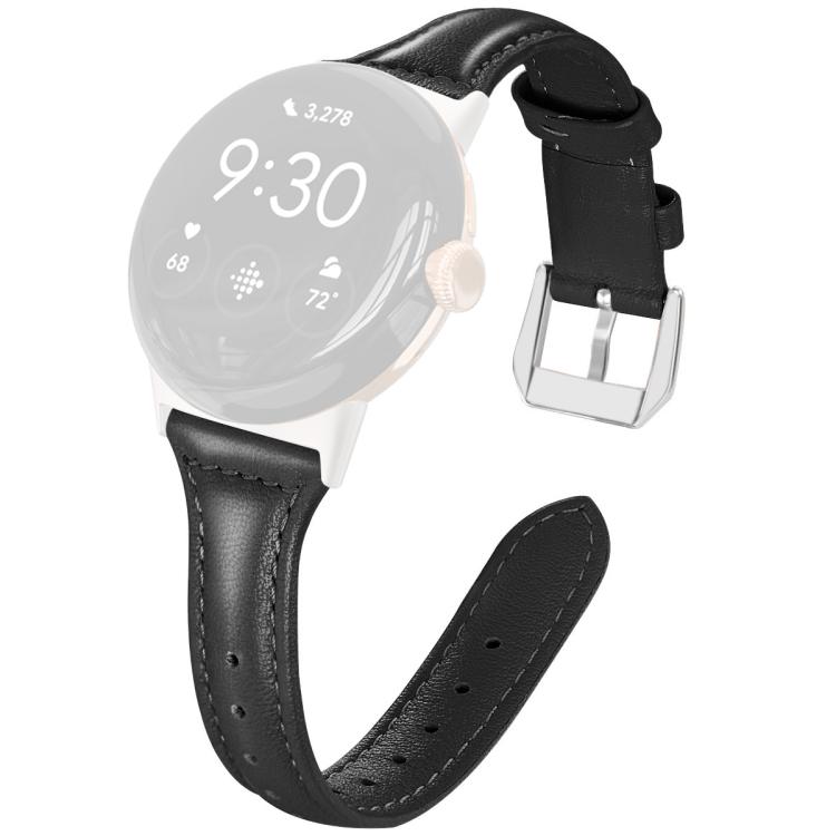 For Google Pixel Watch 4 / 3 / 2 / 1 41mm xDfind Slim Genuine Leather Watch Band