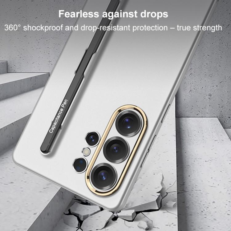 For Samsung Galaxy S26 Ultra 5G GKK Ultra-thin Full Coverage PC Phone Case with Pen Slot & Stylus