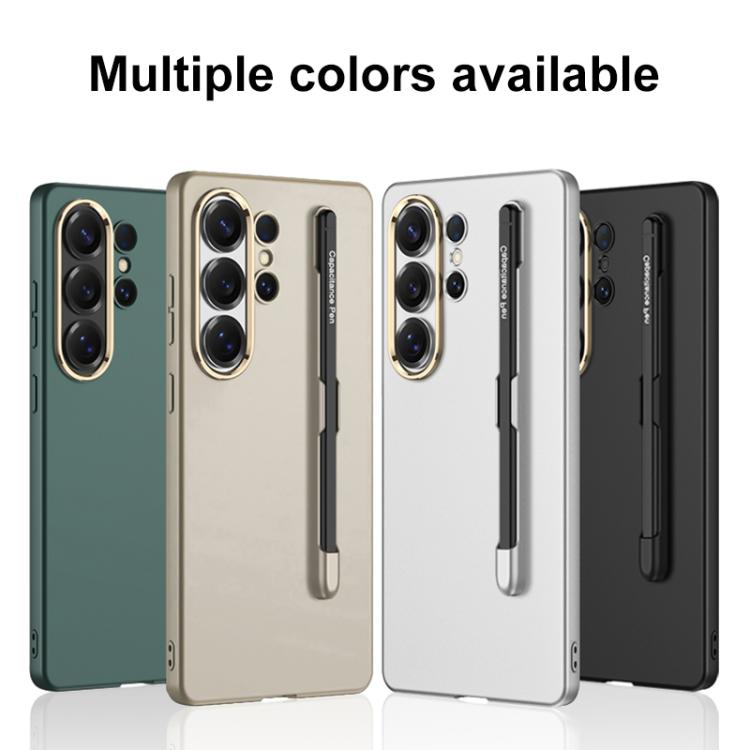 For Samsung Galaxy S26 Ultra 5G GKK Ultra-thin Full Coverage PC Phone Case with Pen Slot & Stylus