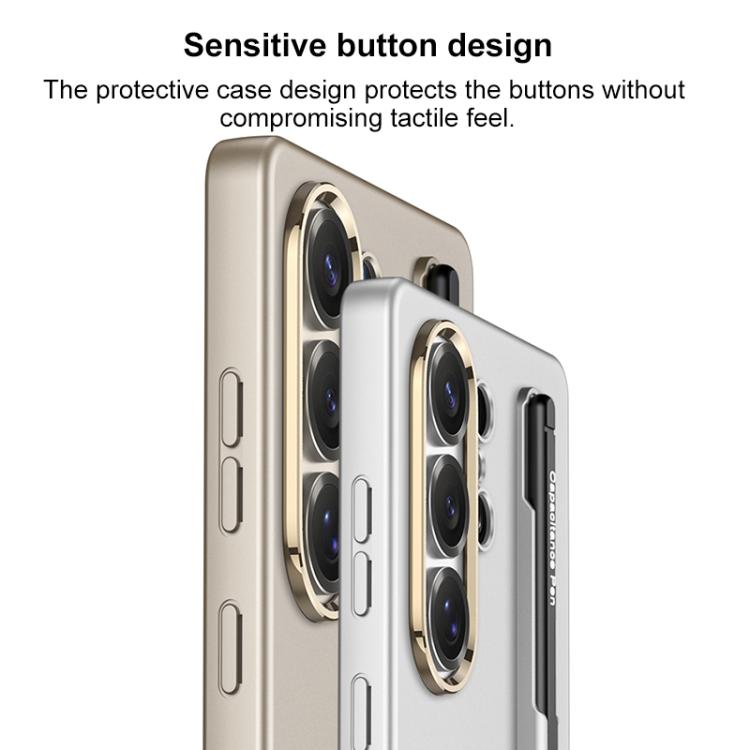For Samsung Galaxy S26 Ultra 5G GKK Ultra-thin Full Coverage PC Phone Case with Pen Slot & Stylus