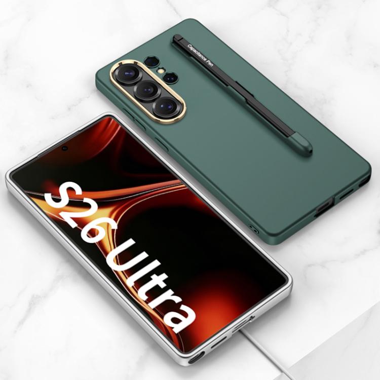 For Samsung Galaxy S26 Ultra 5G GKK Ultra-thin Full Coverage PC Phone Case with Pen Slot & Stylus