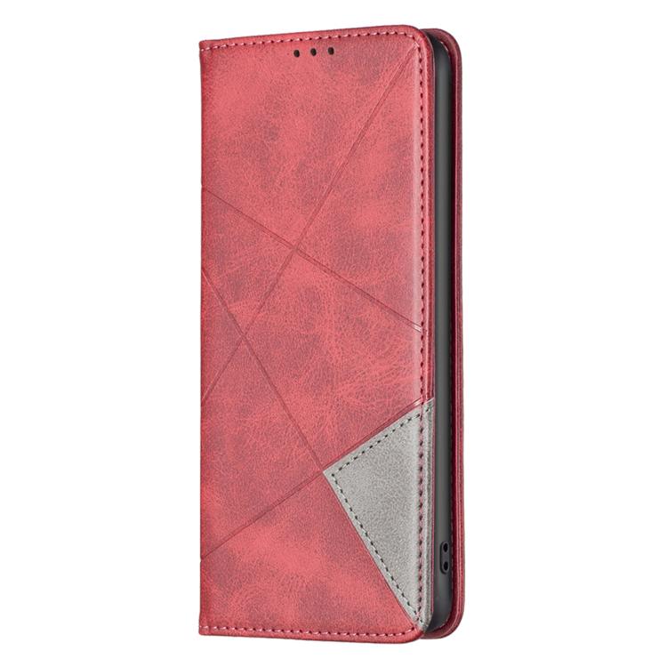 For Tecno Spark Go 3 Rhombus Texture Magnetic Leather Phone Case