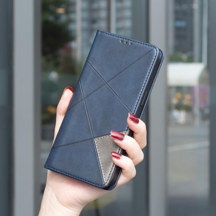 For Tecno Camon 50 4G Rhombus Texture Magnetic Leather Phone Case
