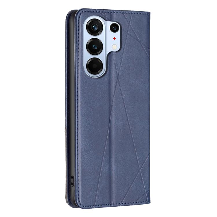 For Tecno Camon 50 Pro 4G Rhombus Texture Magnetic Leather Phone Case
