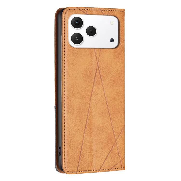 For Tecno Spark 50 4G Rhombus Texture Magnetic Leather Phone Case