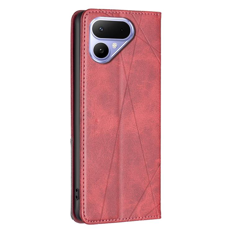 For Tecno Pova Curve 2 5G Rhombus Texture Magnetic Leather Phone Case