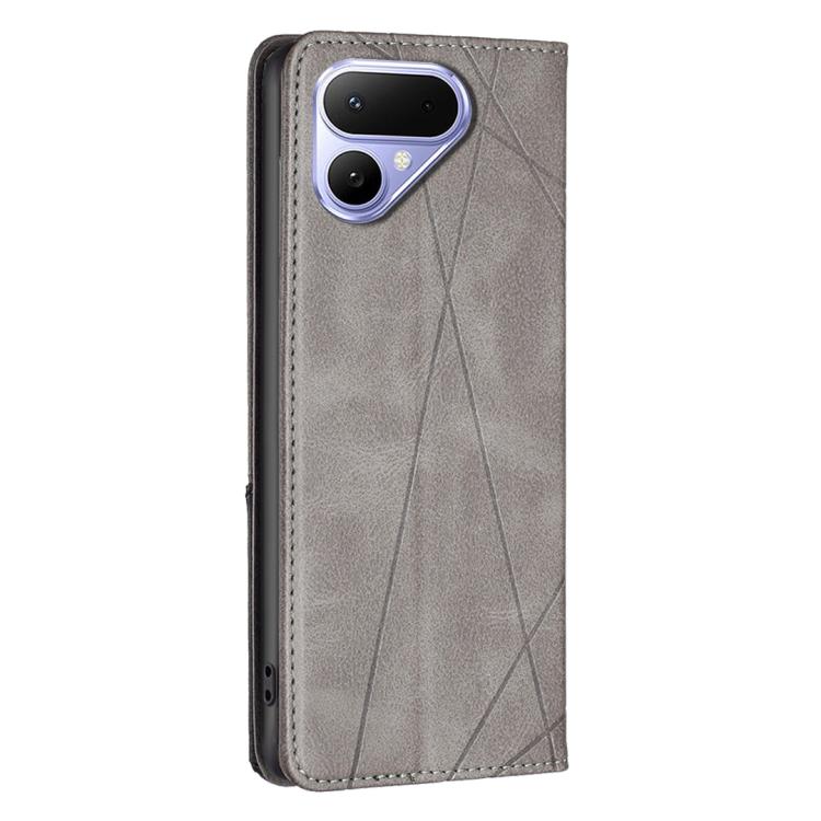 For Tecno Pova Curve 2 5G Rhombus Texture Magnetic Leather Phone Case