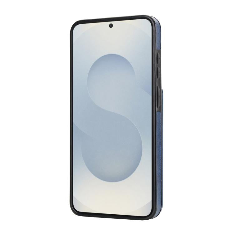 For Samsung Galaxy S26 Ultra 5G Solid Color Card Slots Bracket PU Phone Case