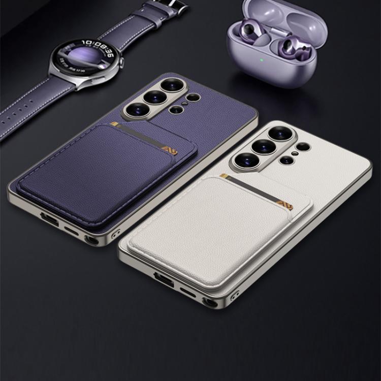 For Samsung Galaxy S26 Ultra 5G GKK Skin Feel Leather Magnetic Card Bag Holder Split Phone Case