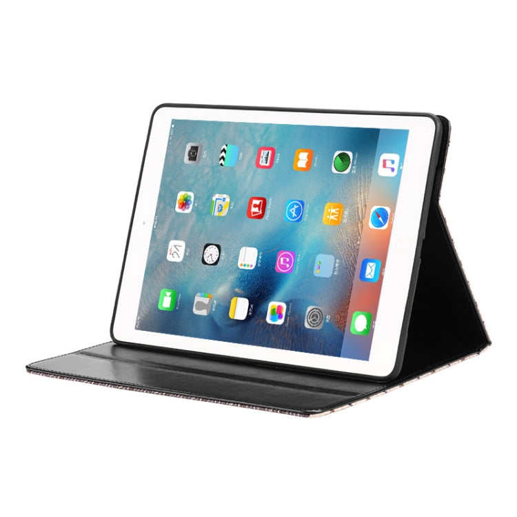 Woolen Plaid Pattern Horizontal Flip Leather Case with Holder & Sleep / Wake-up Function For iPad mini 2019 & 4