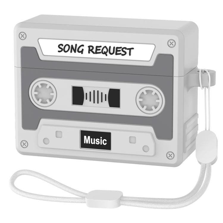 For AirPods Pro 2 XDcase Retro Cassette Style Silicone Earbuds Case