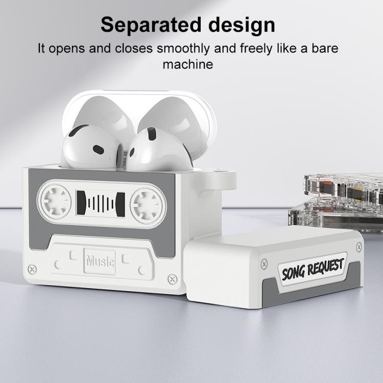 For AirPods Pro 2 XDcase Retro Cassette Style Silicone Earbuds Case