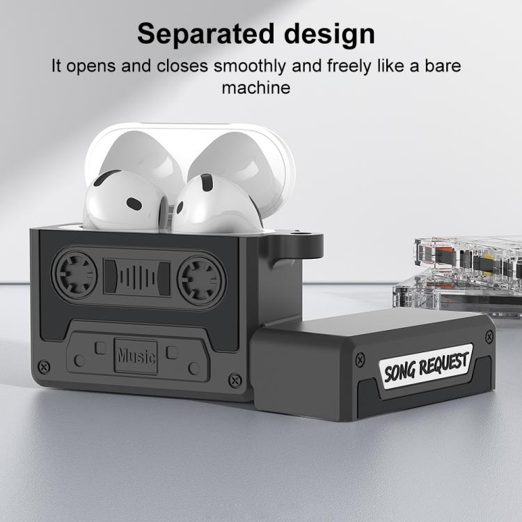 For AirPods Pro 2 XDcase Retro Cassette Style Silicone Earbuds Case