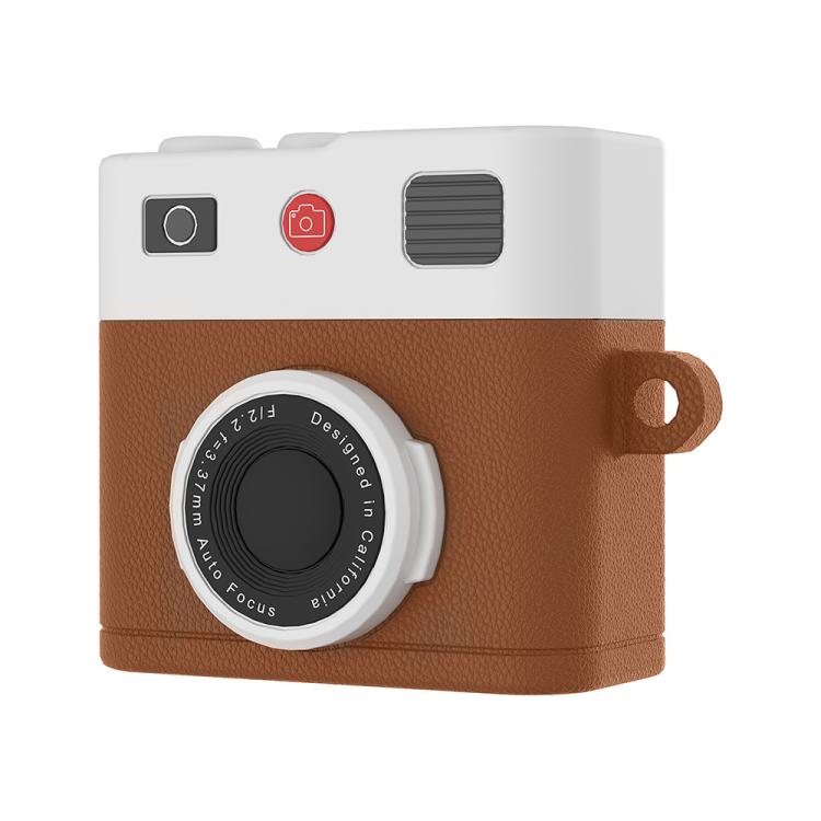 For AirPods Pro 2 XDcase Retro Camera Style Silicone Earbuds Case