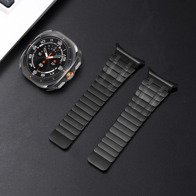 For Samsung Galaxy Watch Ultra 47mm / Ultra 2025 Magnetic Stainless Steel Metal Watch Band