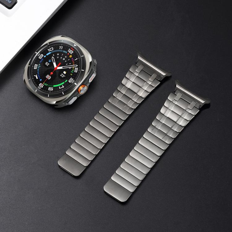 For Samsung Galaxy Watch Ultra 47mm / Ultra 2025 Magnetic Stainless Steel Metal Watch Band