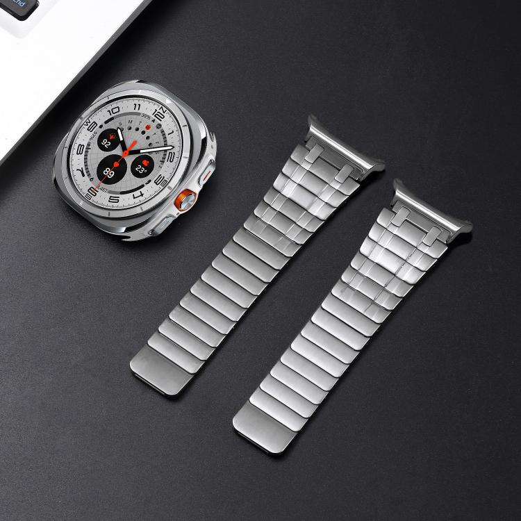 For Samsung Galaxy Watch8 / Watch8 Classic Magnetic Stainless Steel Metal Watch Band