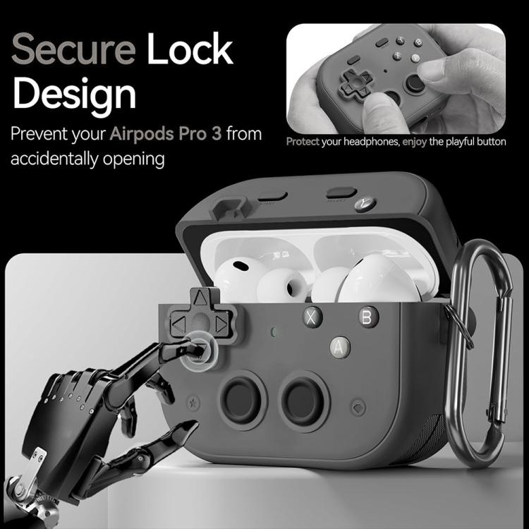 For AirPods Pro 3 XDcase Retro Game Console Design Earbuds Protective Case