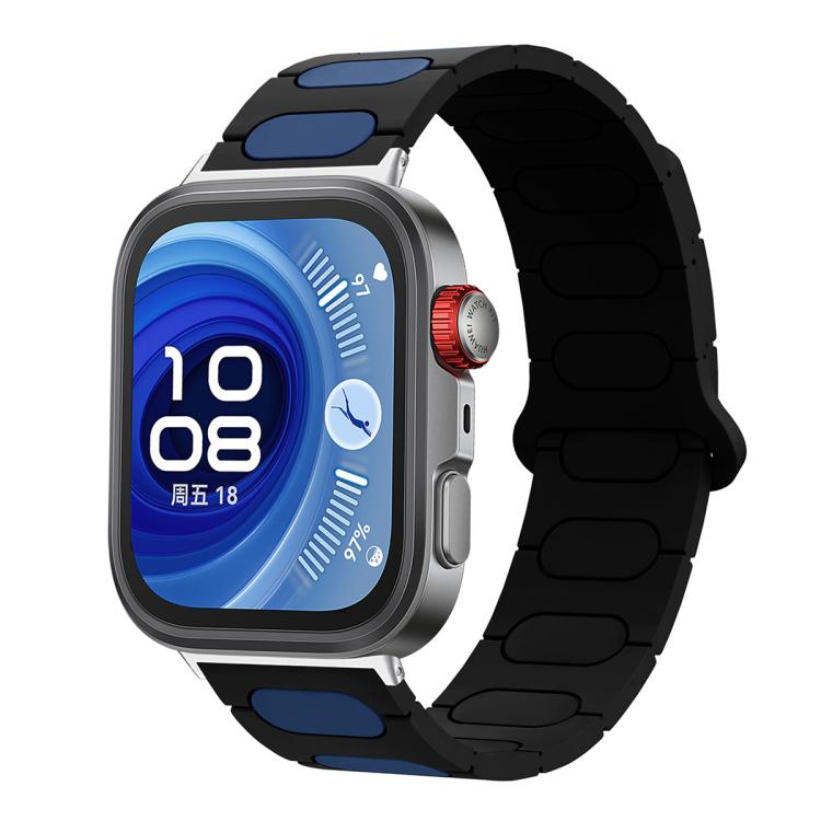 For Huawei Watch Fit4 / Fit4 Pro / Fit3 Oval Magnetic Silicone Watch Band